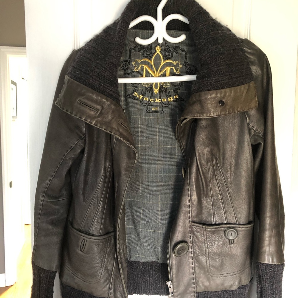 Leather jacket
